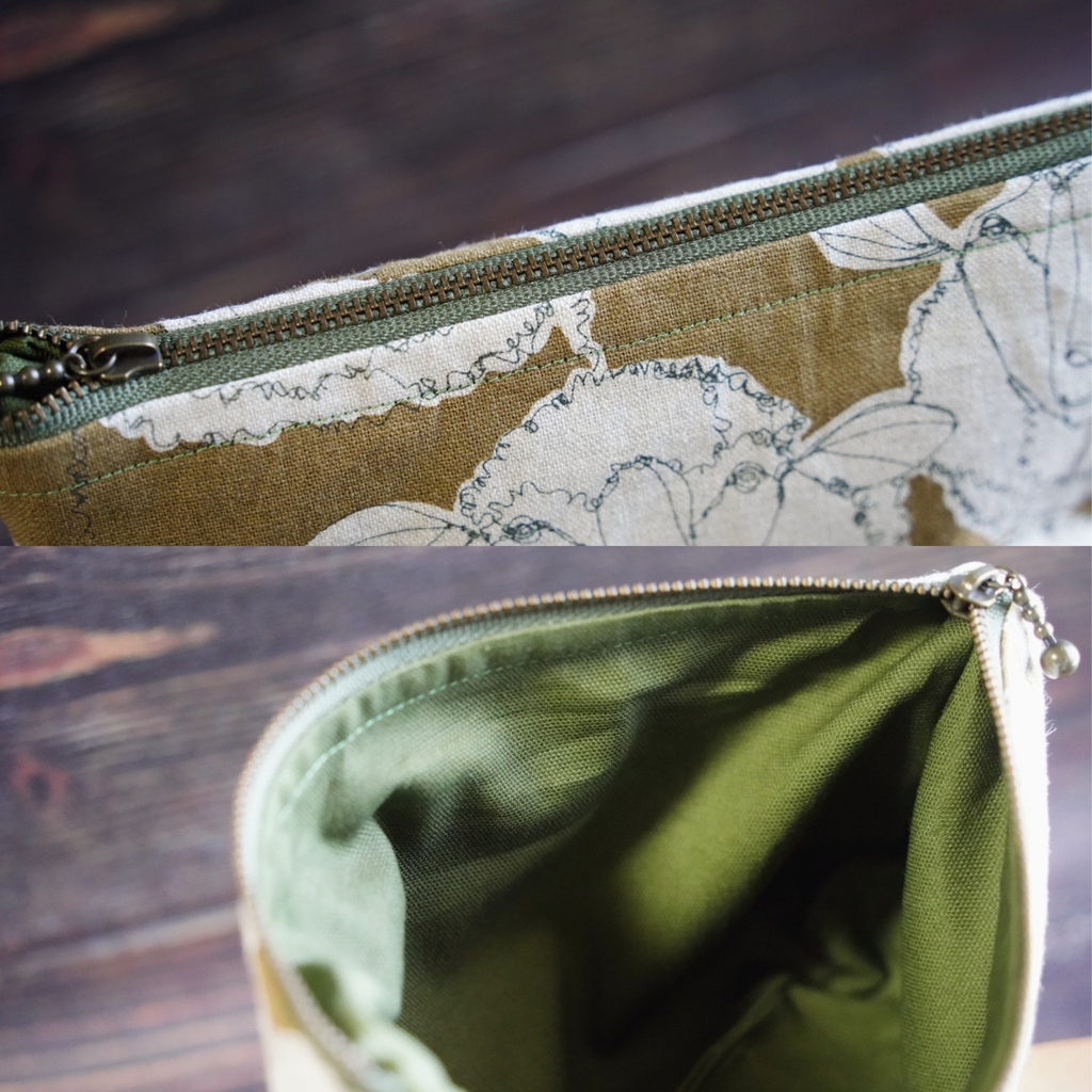 シンプルなポーチ