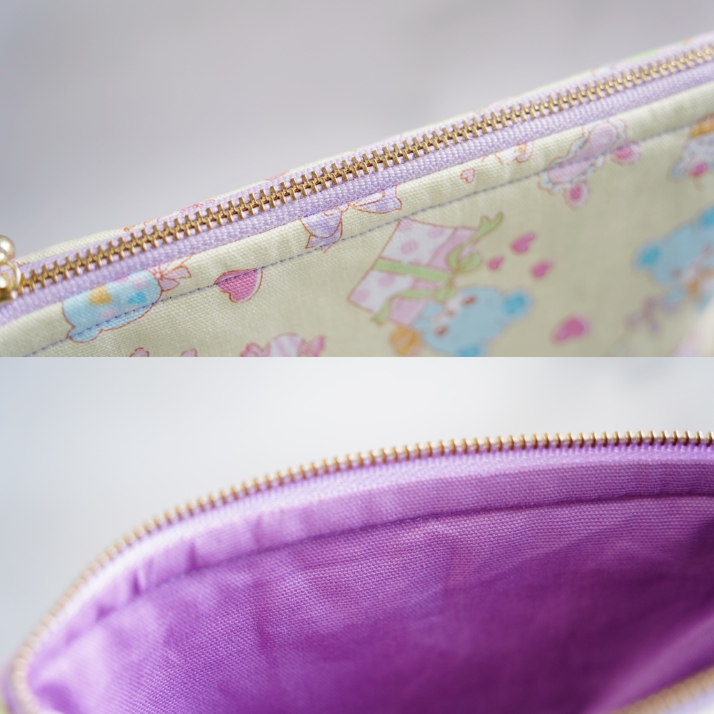 シンプルなポーチ