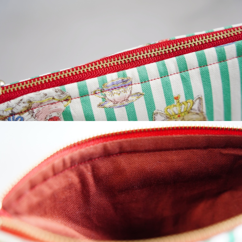 シンプルなポーチ