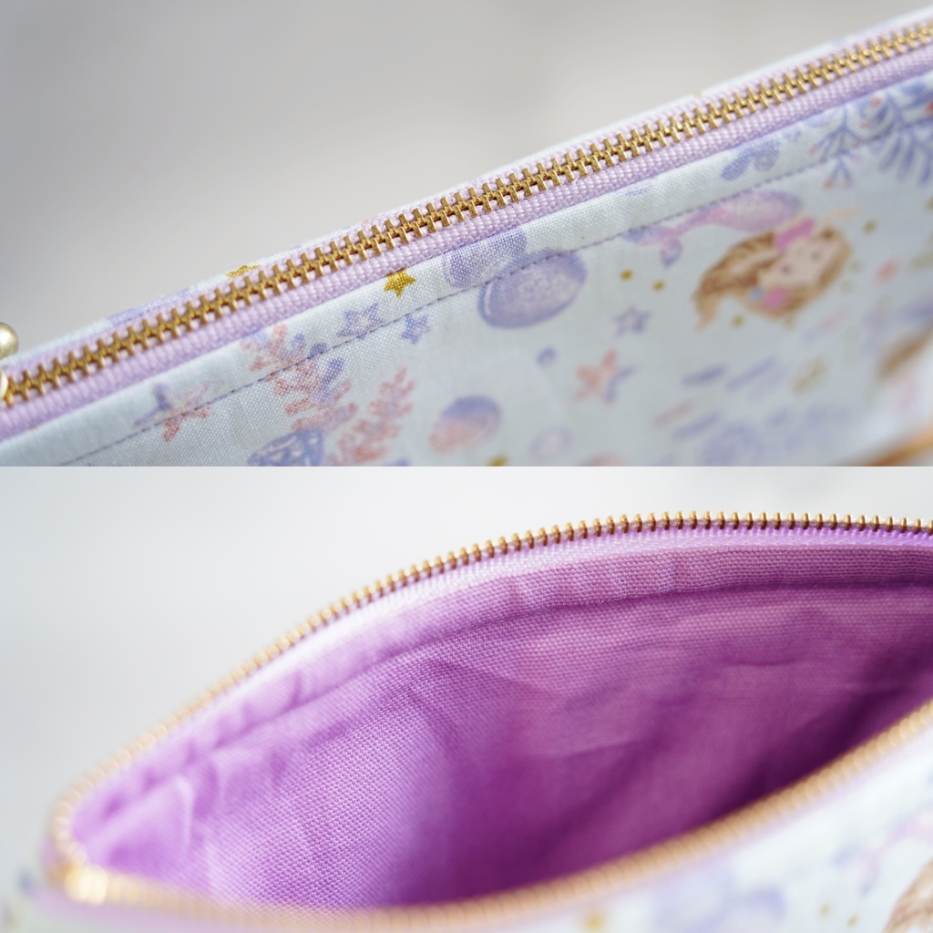 シンプルなポーチ