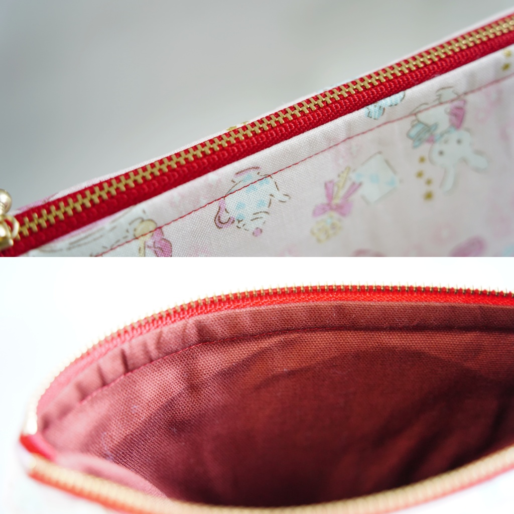 シンプルなポーチ