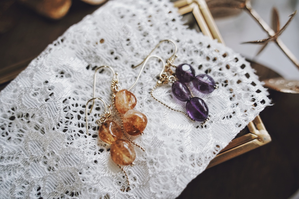 魔法石の耳飾り