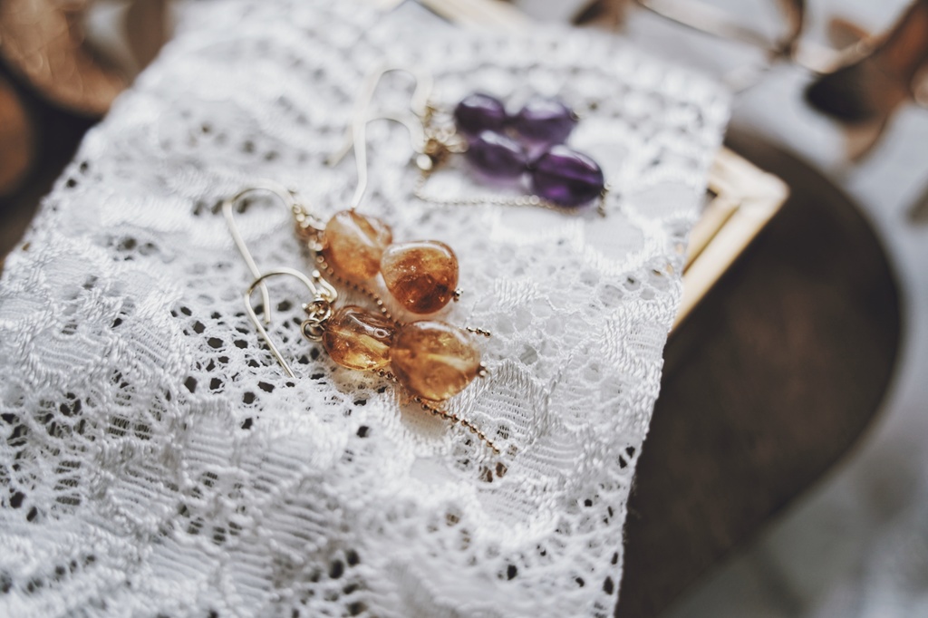 魔法石の耳飾り