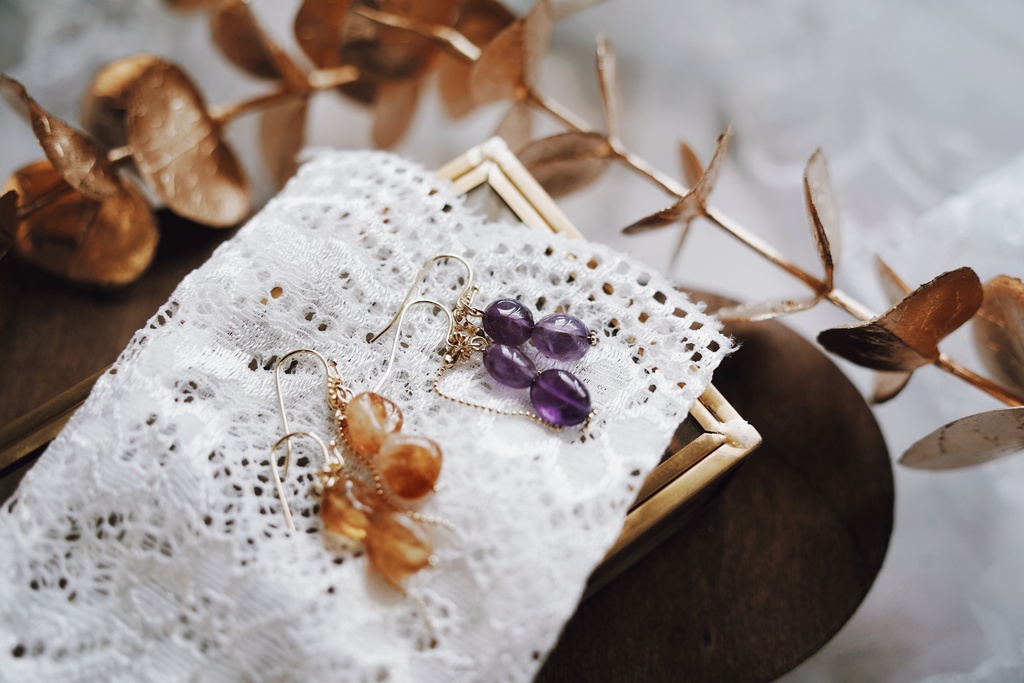 魔法石の耳飾り