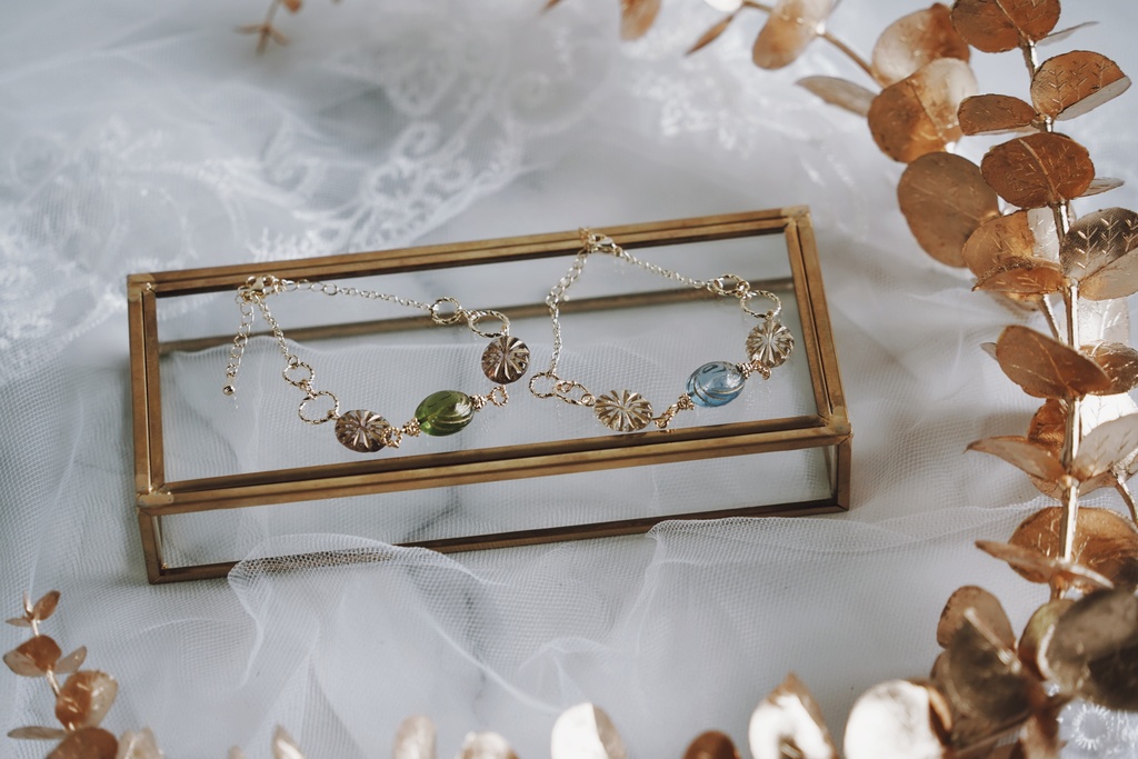 地中海ガラスのブレスレット