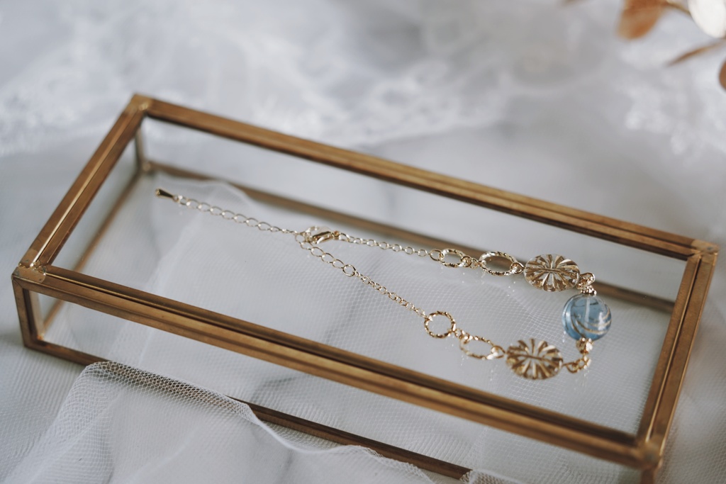 地中海ガラスのブレスレット