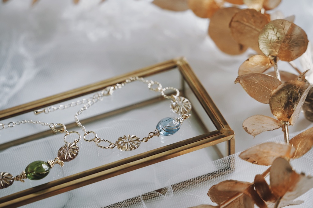 地中海ガラスのブレスレット