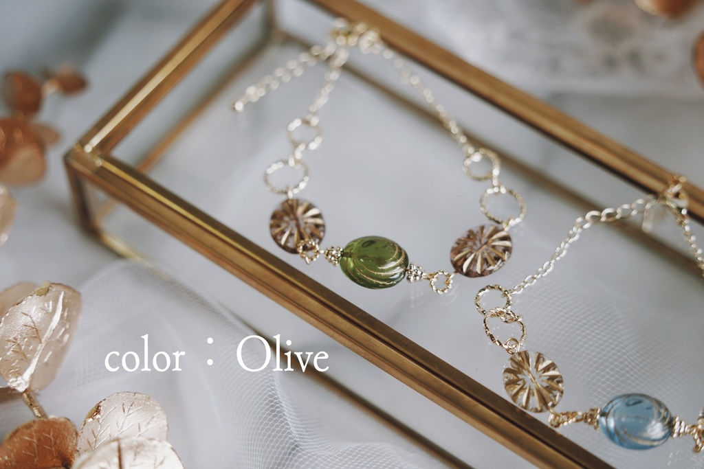 地中海ガラスのブレスレット