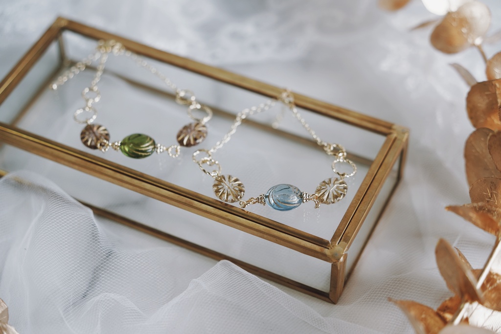 地中海ガラスのブレスレット