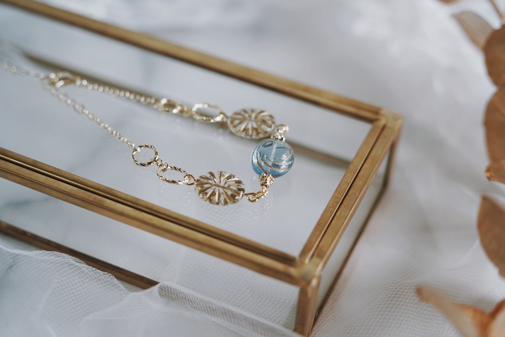 地中海ガラスのブレスレット