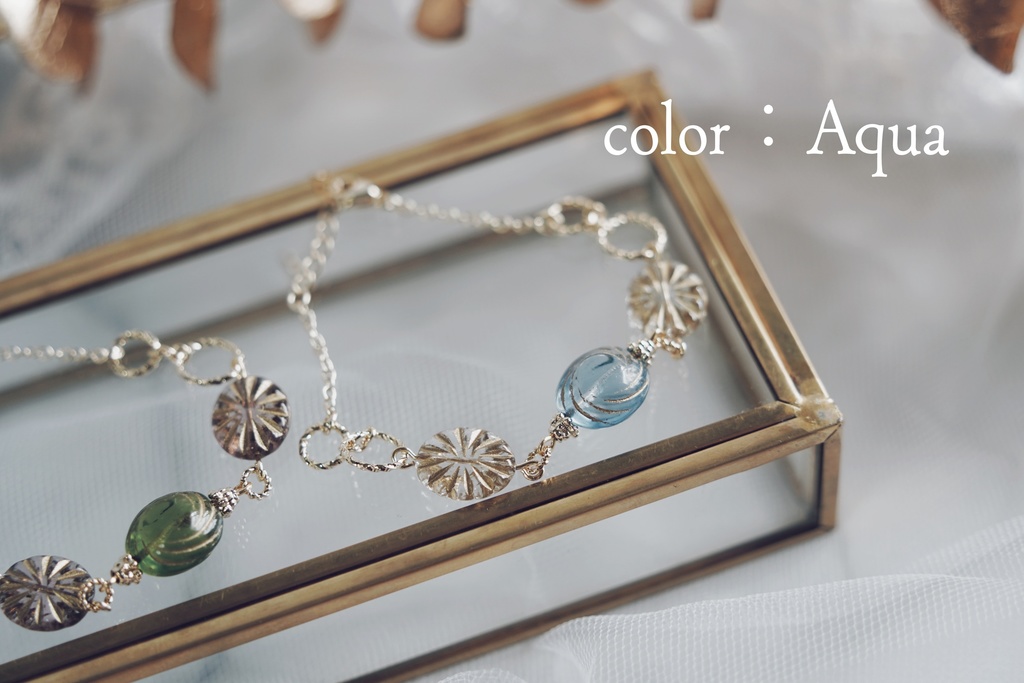 地中海ガラスのブレスレット