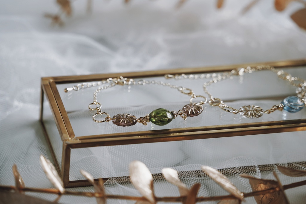 地中海ガラスのブレスレット