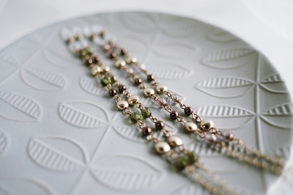 Japanese color の眼鏡チェーン