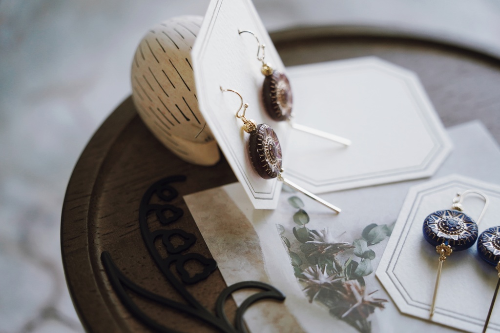 魔法陣の耳飾り