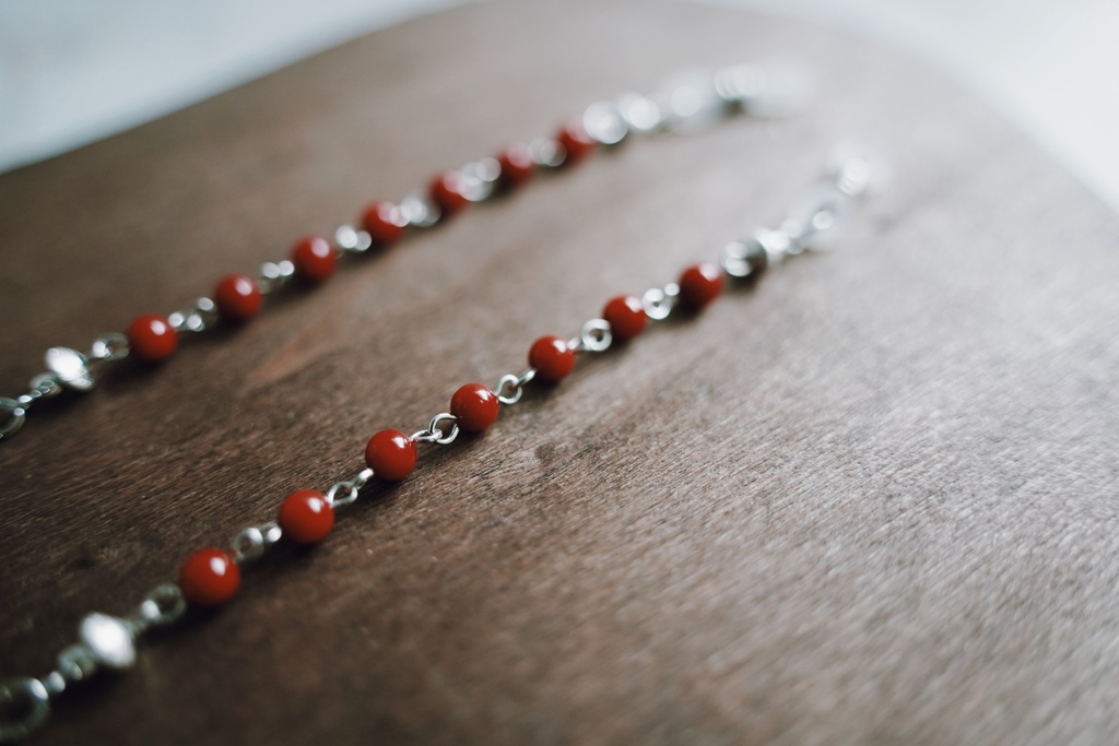 天然石のエスニック風眼鏡チェーン