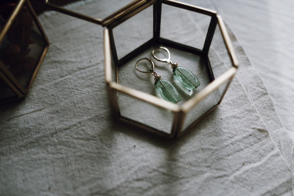 candy color の耳飾り