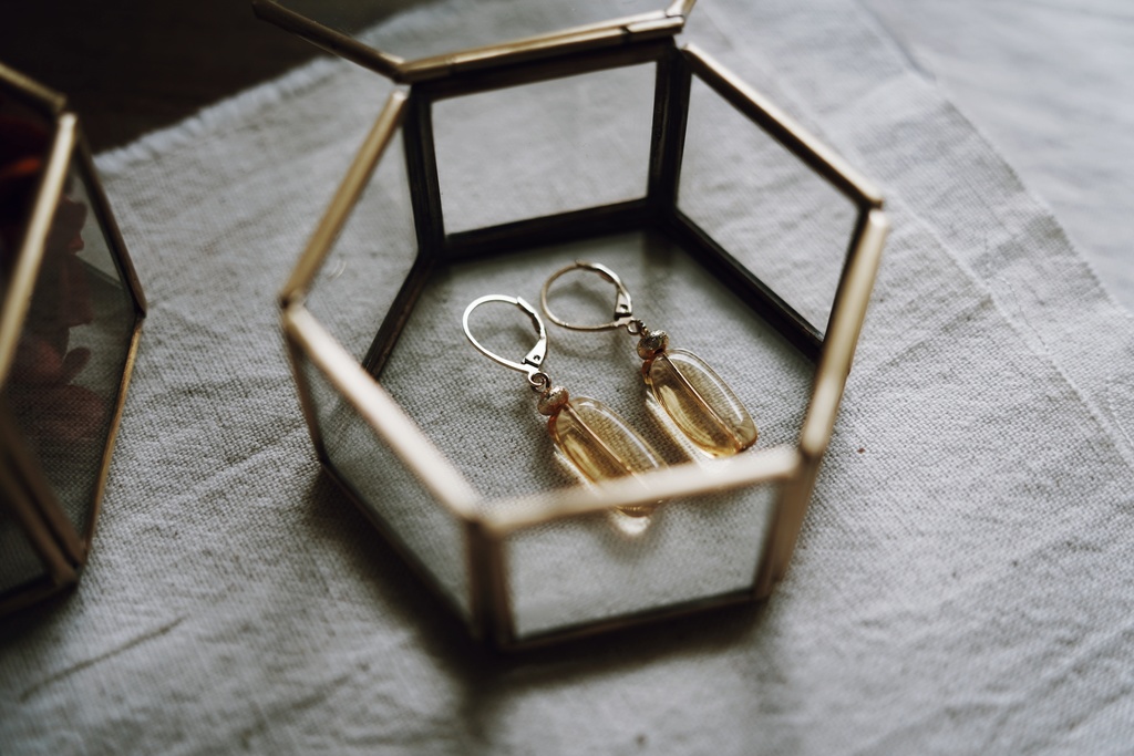 candy color の耳飾り