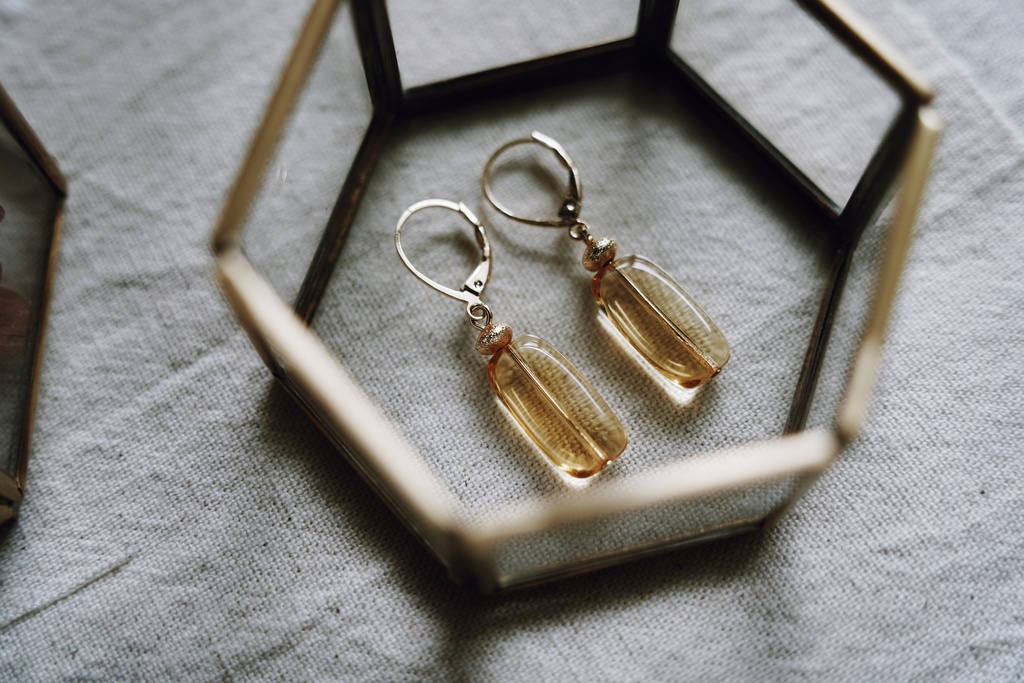 candy color の耳飾り