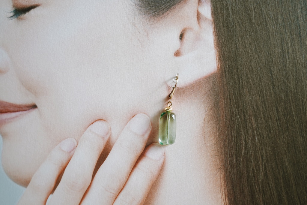 candy color の耳飾り