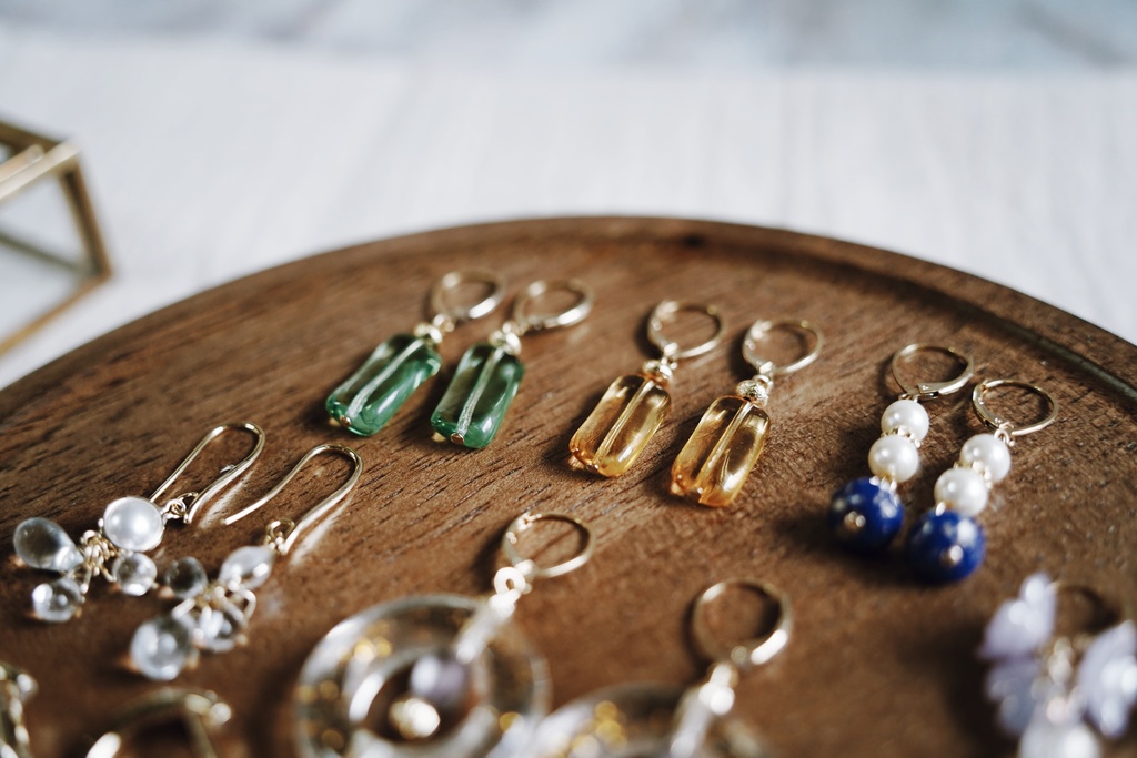 candy color の耳飾り