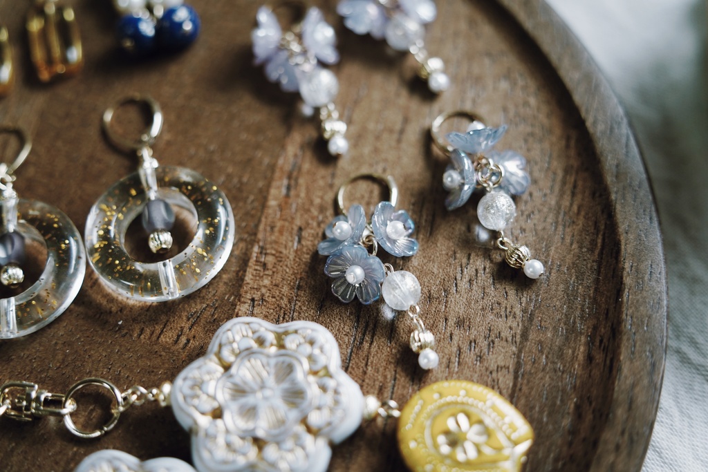 aurora flowerの耳飾り