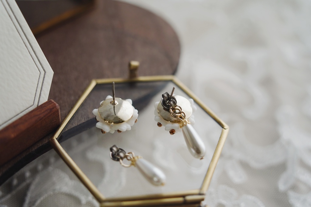 2wayな耳飾り【花束】