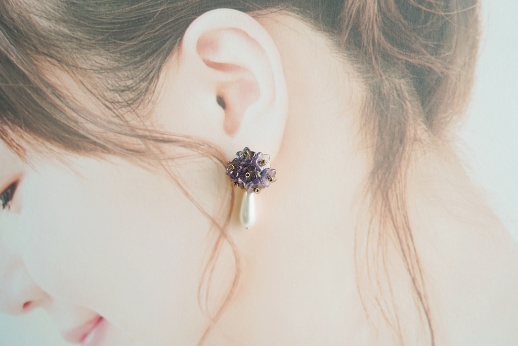 2wayな耳飾り【花束】