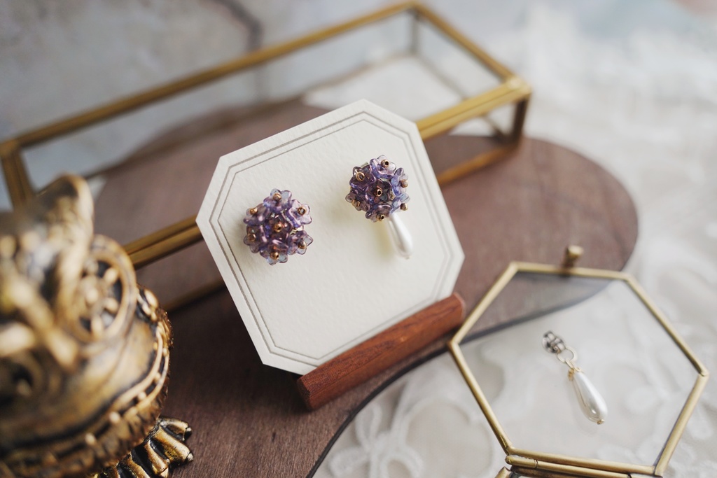 2wayな耳飾り【花束】