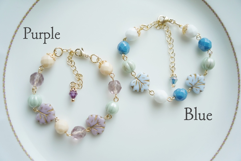 メープルリーフのブレスレット