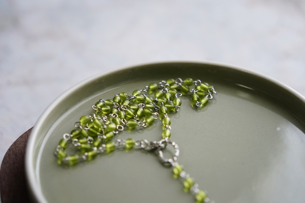 ミニチャームメダイのロザリオ【silver color】