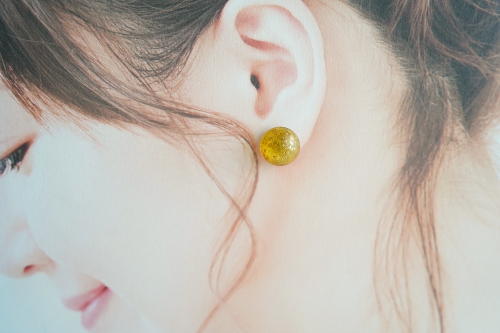 月と惑星の耳飾り