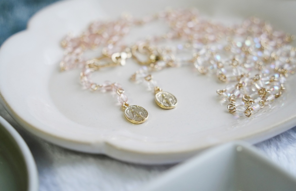 ミニメダイのロングネックレス【gold color】