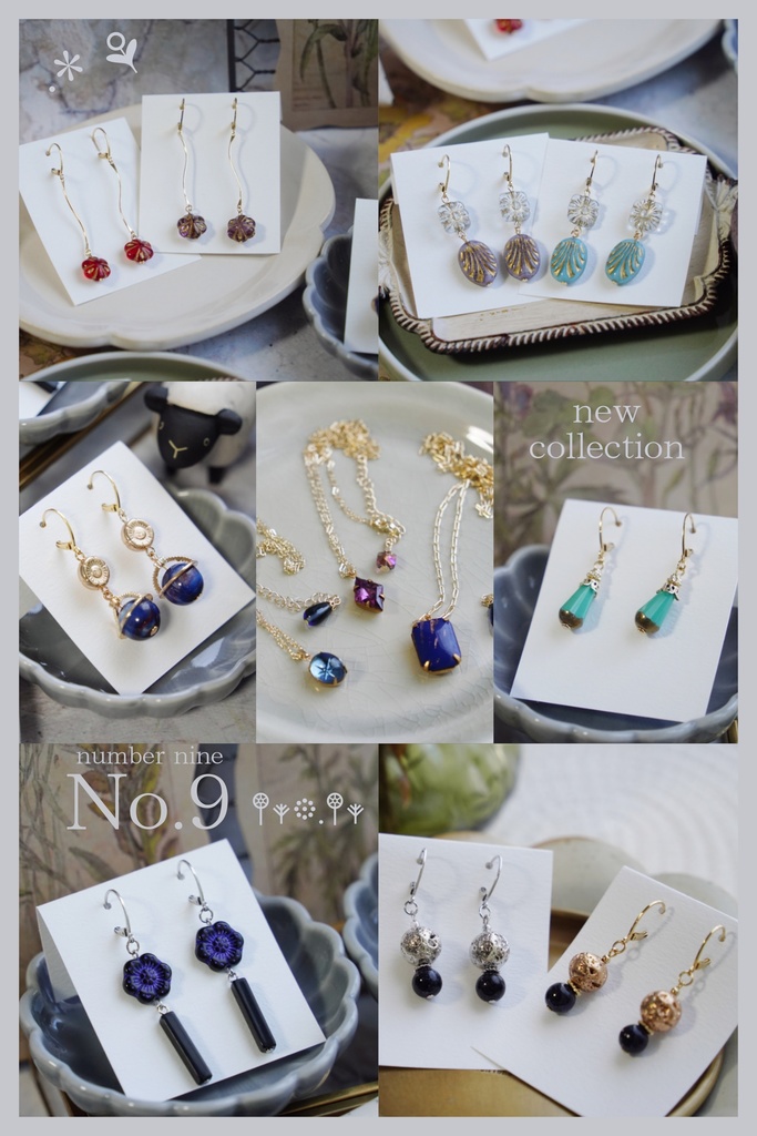 オーバルリリーの耳飾り