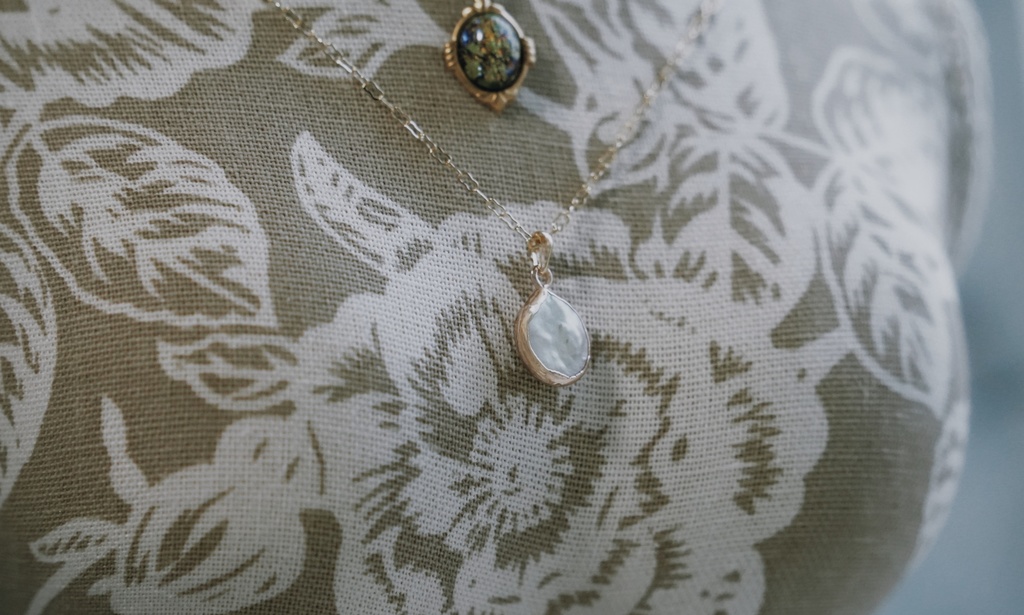 天然真珠の首飾り