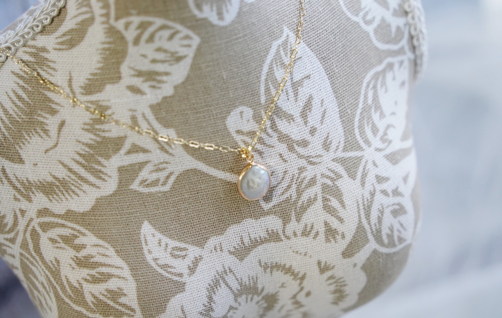 天然真珠の首飾り