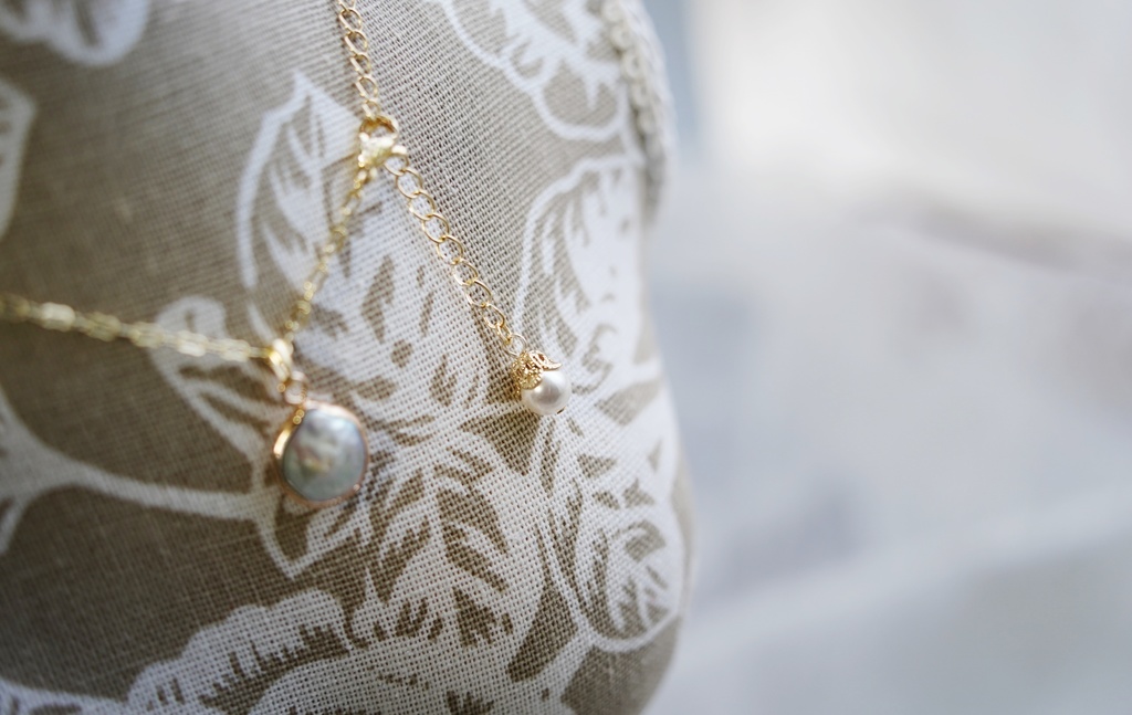 天然真珠の首飾り