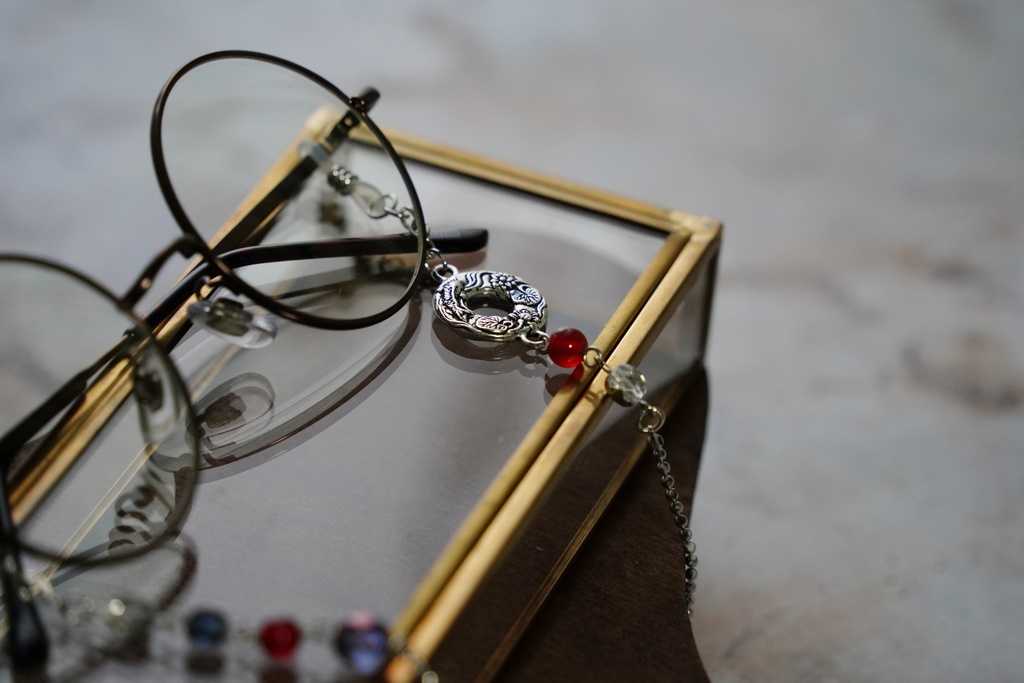 Japanese garden の眼鏡チェーン