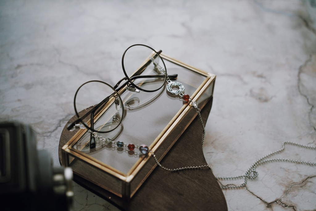 Japanese garden の眼鏡チェーン