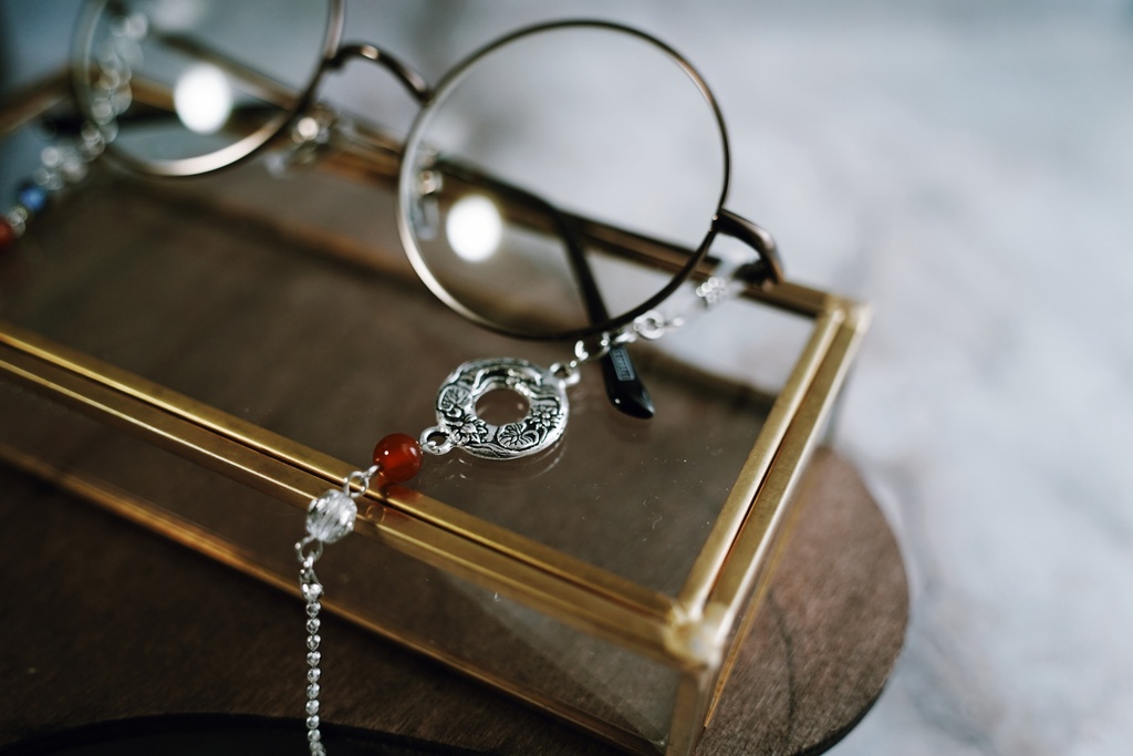 Japanese garden の眼鏡チェーン