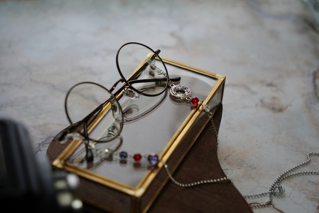 Japanese garden の眼鏡チェーン