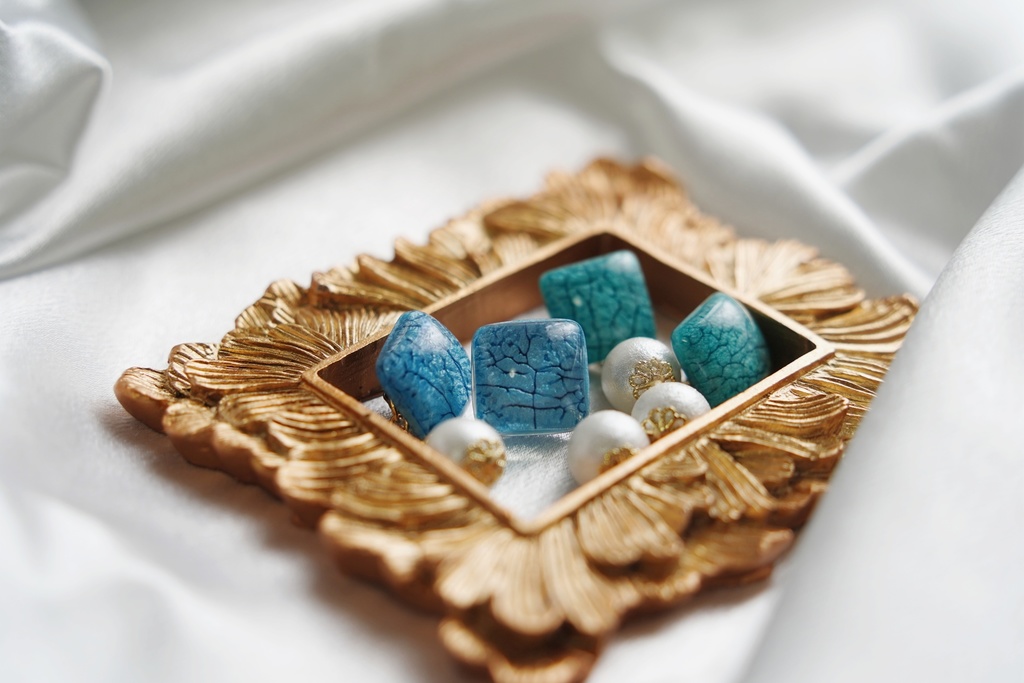 グラフィックスクエアの耳飾り【2way】