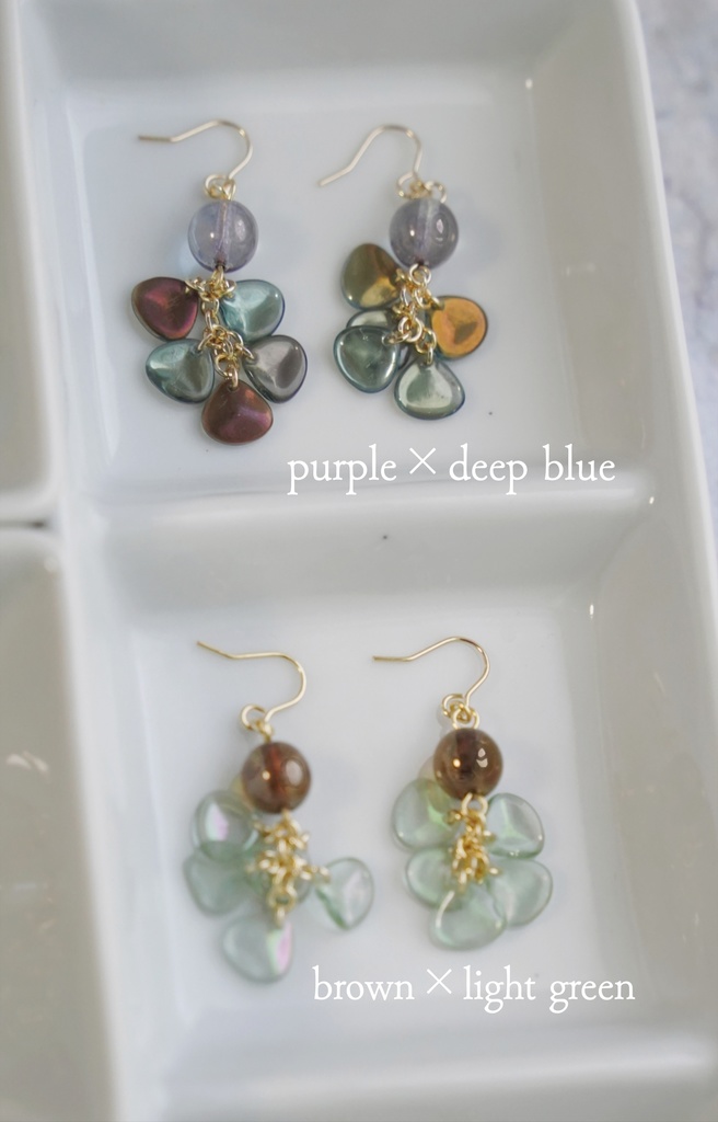 ローズペタルの耳飾り