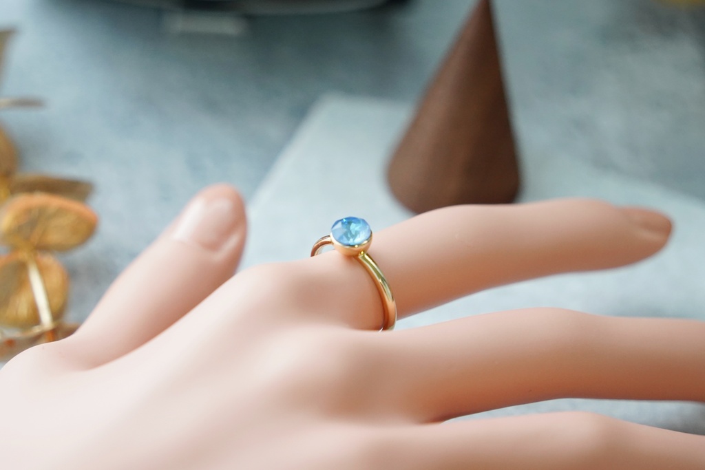 夢色クリスタルのリング【6mm】