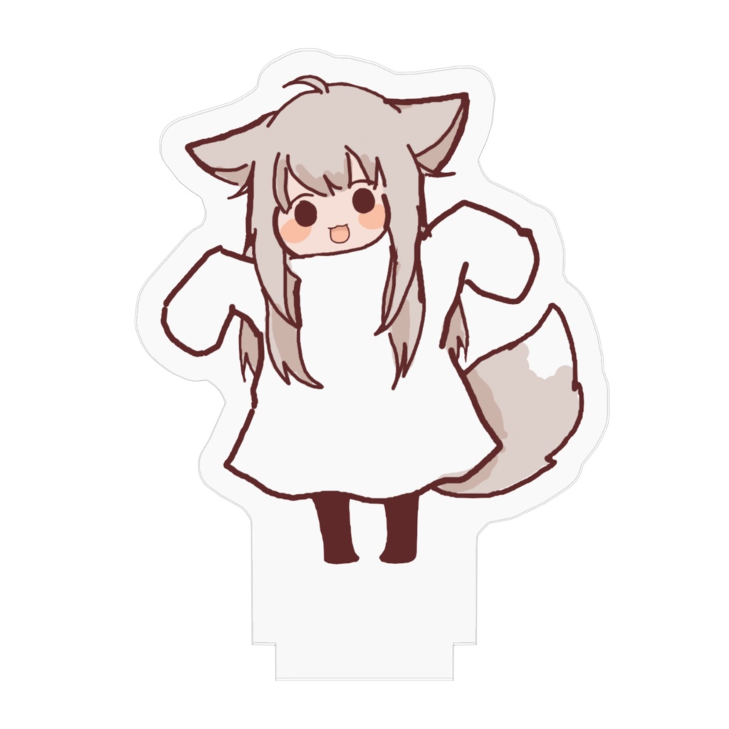 きつねっ子の孤白さんアクスタ