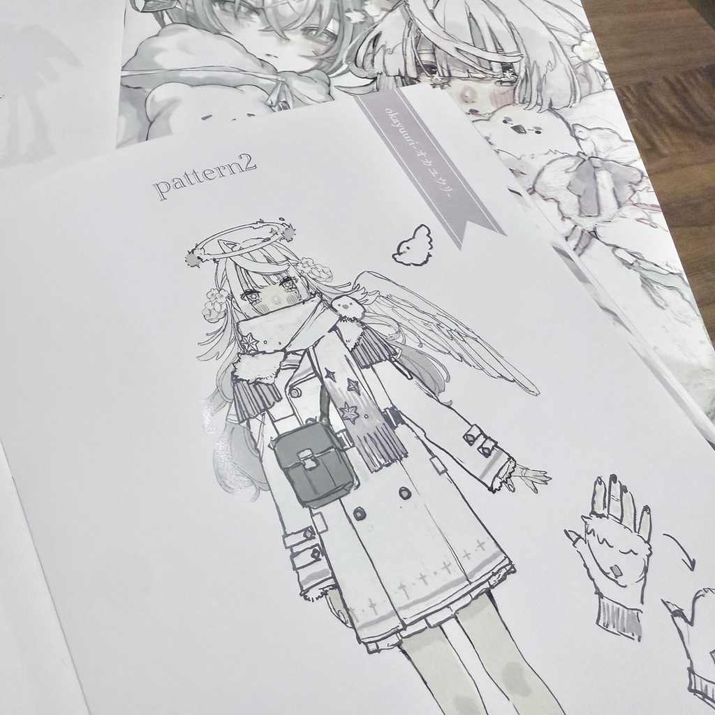 コラボイラスト集「エーテルと白く溶ける-Christmas Market-」