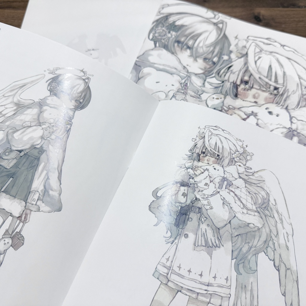 コラボイラスト集「エーテルと白く溶ける-Christmas Market-」