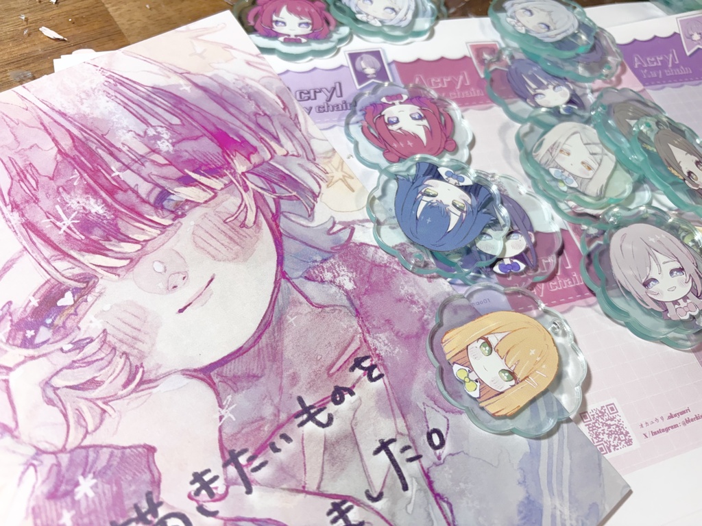 【学マス】イラスト集「描きたいものを描きました。」