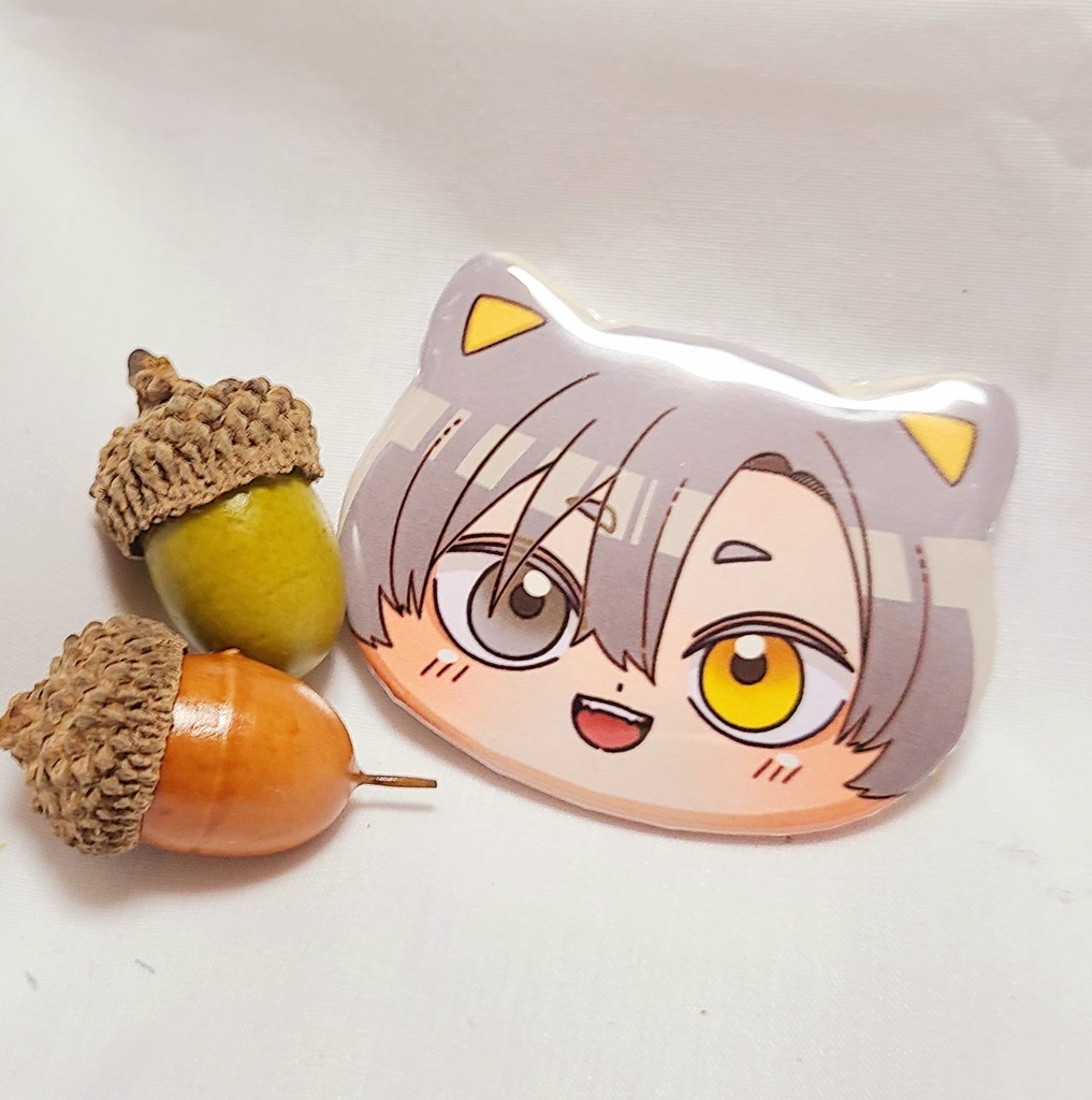 人狼缶バッジ【望月】