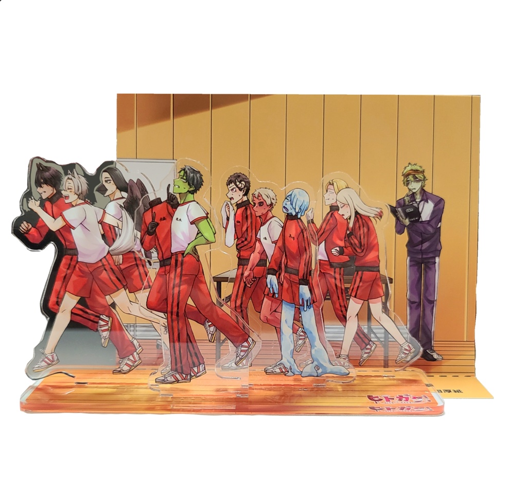 【残り1点】ヒトガク生徒アクリルジオラマ/ランニングver