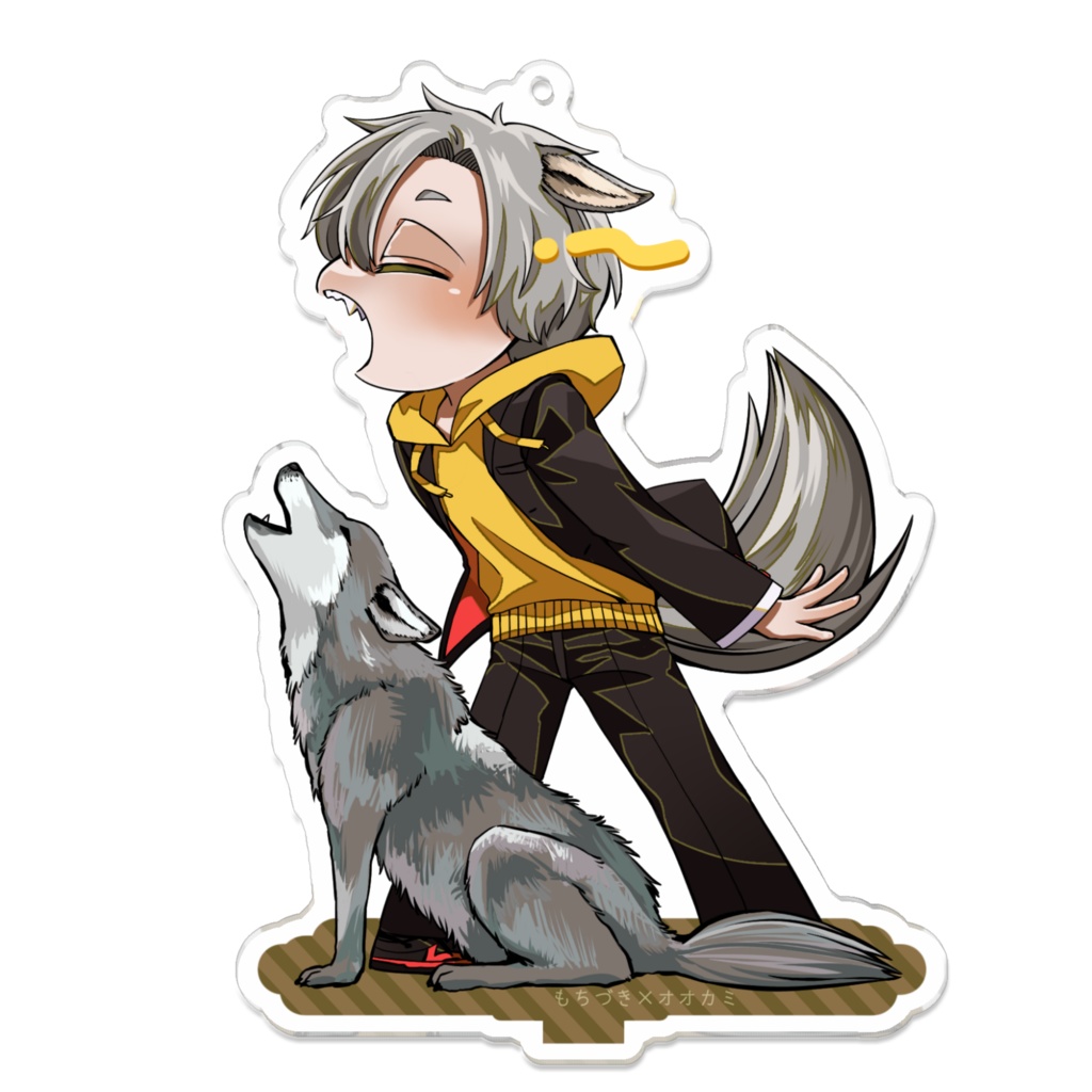 ★望月×動物アクスタアクキー